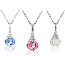 Load image into Gallery viewer, Crystal Water Drop Pendant