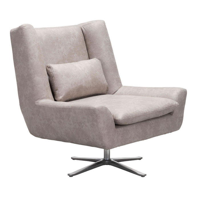 Zuo Enzo Occasional Chair Distressed Gray